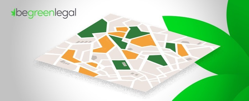 A map sketch of property ordinances. 